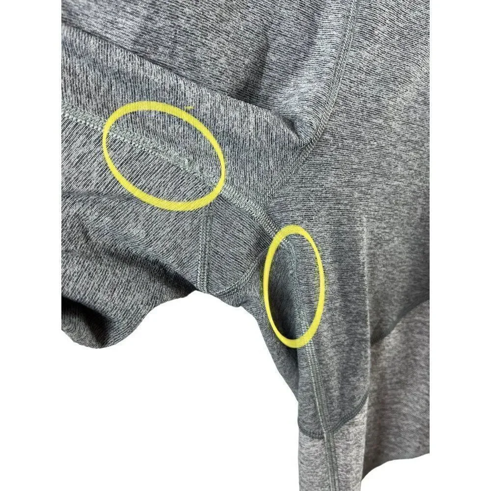 Outdoor Voices Springs 7/8 Leggings In Graphite/Ash/Dove Large Colorblocked